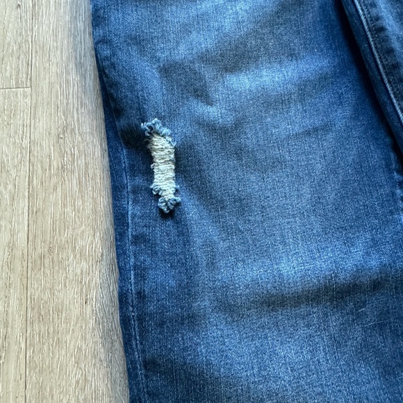 Distressed Ankle Skinny Jeans, Medium Wash - Picture 5 of 14